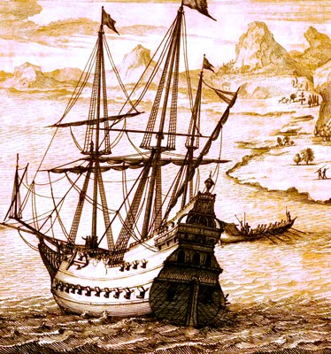 Ship Landing at Cape Francois, Haiti